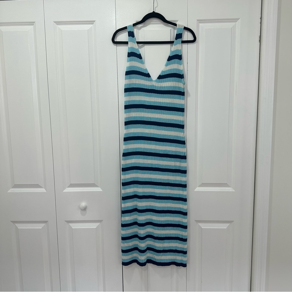 Striped Midi Sweater Dress United Colors of Benetton